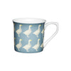 Set of 4 KitchenCraft Fluted China Geese Mugs image 1