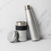 2pc Silver On-the-Go Lunch Set with Perfect Seal 540ml Hydration Bottle and 490ml Food Flask