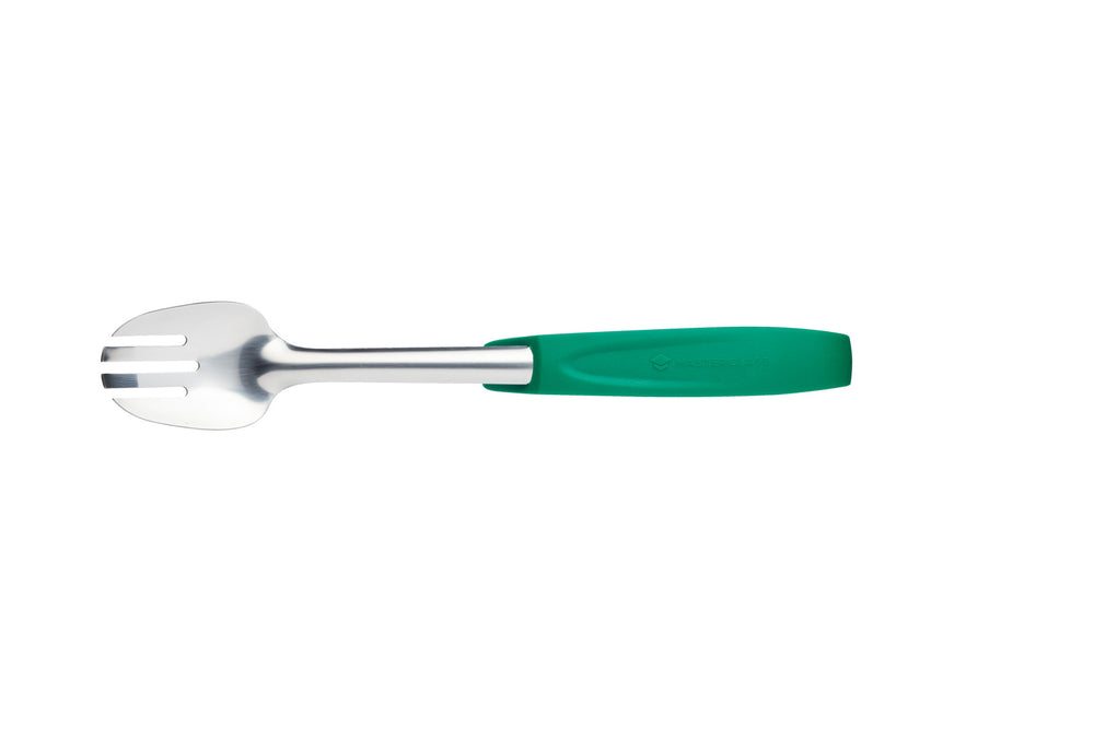 MasterClass Stainless Steel Colour-Coded Buffet Salad Fork - Green image 1