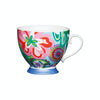 KitchenCraft China Bright Floral Footed Mug image 1