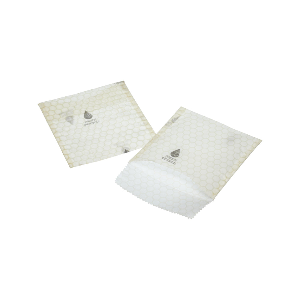 Natural Elements Eco-Friendly Set of Two Beeswax Sandwich Bags image 1