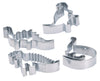 Let's Make Set of 4 Dinosaur Cookie Cutters image 1
