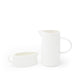 2pc White Porcelain Tableware Set including 1.5L Ridged Jug and 450ml Gravy Boat - M By Mikasa