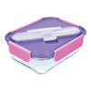 Built Active Glass 900ml Lunch Box with Cutlery image 1