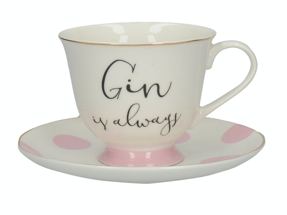 Creative Tops Ava & I Gin And Tonic Cup And Saucer image 1