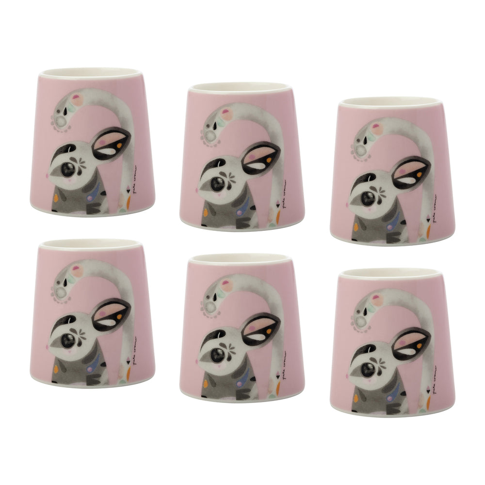 Set of 6 Maxwell & Williams Pete Cromer Sugar Glider Egg Cups image 1