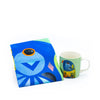 2pc Lorikeet Kitchen Set with 375ml Ceramic Mug and Cotton Tea Towel - Pete Cromer image 1