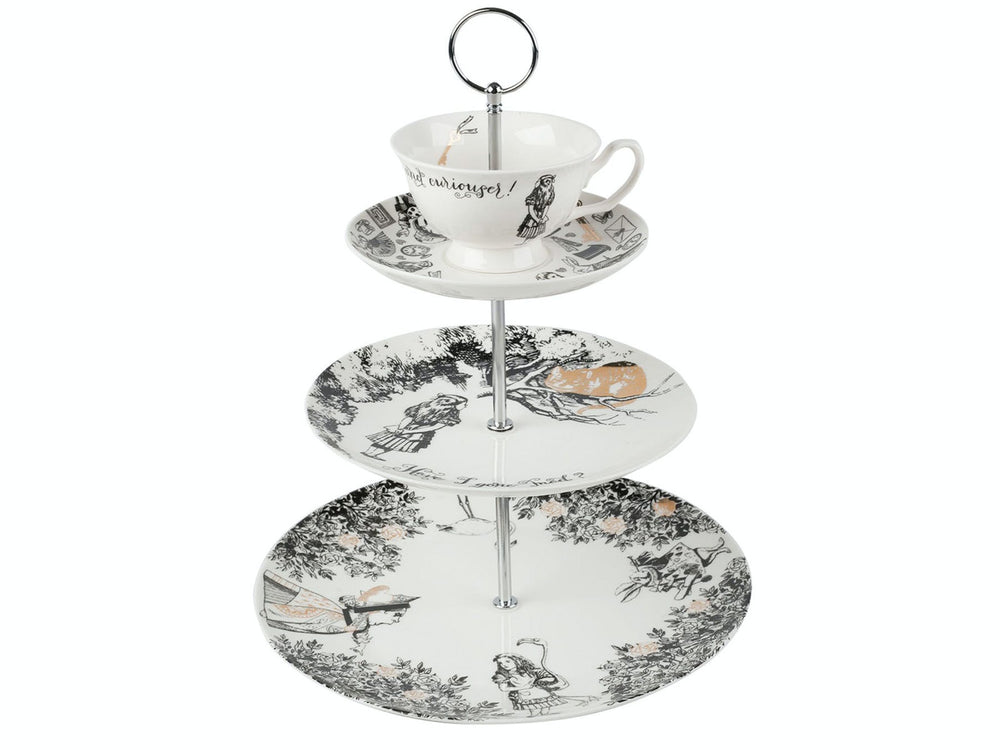 Victoria And Albert Alice In Wonderland 3 Tier Cake Stand image 1
