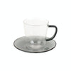 La Cafetière Colour Smoke Grey Tea Cup and Saucer image 1