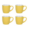 Set of 4 London Pottery Globe® Mugs Yellow