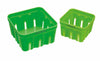 Farberware Fresh Berry Bowl Plastic Colander / Berry Basket Set, Assorted Sizes - Green (2 Pieces) image 1