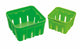 Farberware Fresh Berry Bowl Plastic Colander / Berry Basket Set, Assorted Sizes - Green (2 Pieces)