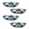 Set of 4 Maxwell & Williams Majolica 20cm Teal Coupe Bowls image 1