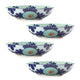Set of 4 Maxwell & Williams Majolica 20cm Teal Coupe Bowls