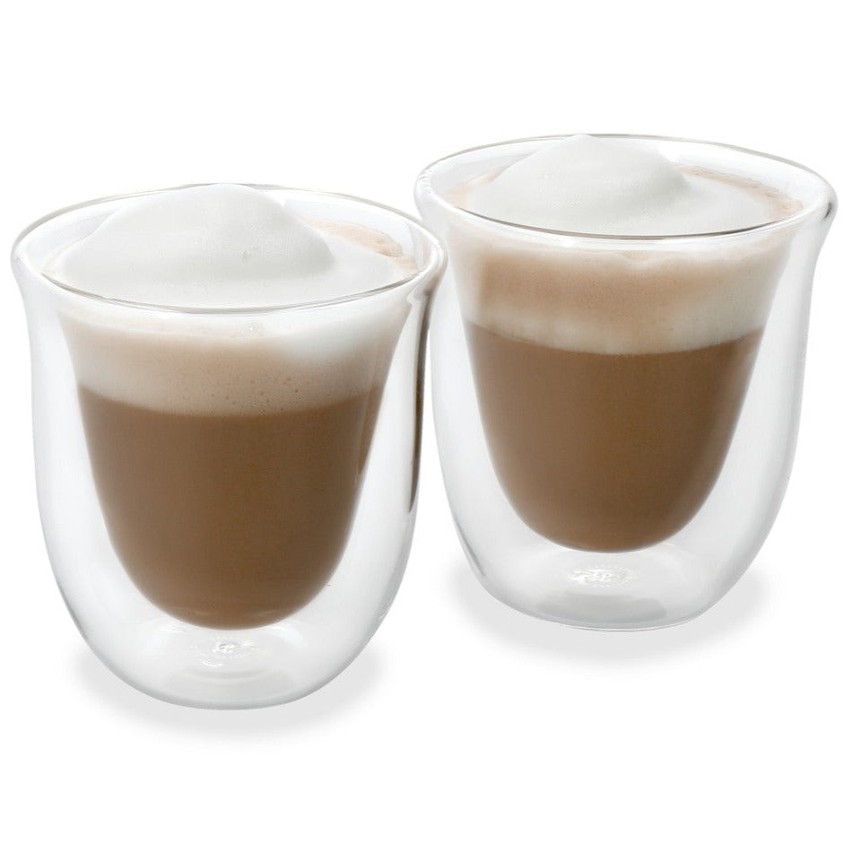 La Cafetière Double Walled Glass Cappuccino Cups - 200ml, Set of 2 image 1