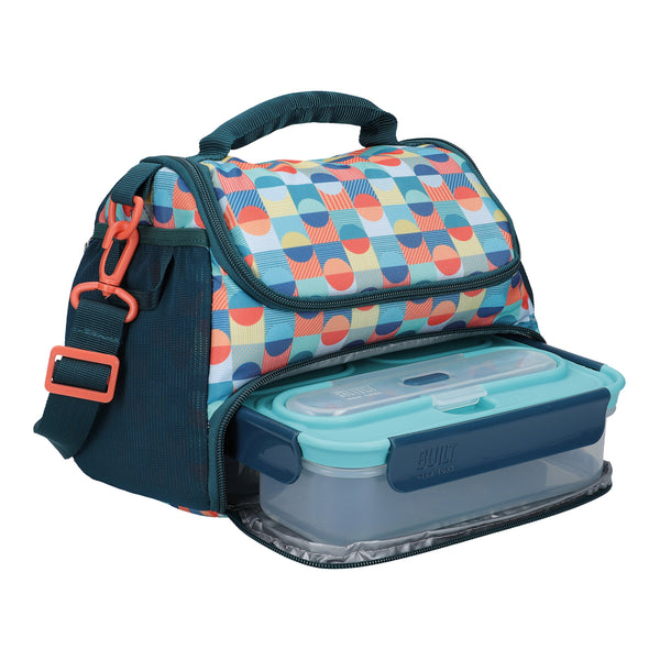 Built Retro 6 Litre Lunch Bag with Storage Compartment image 5