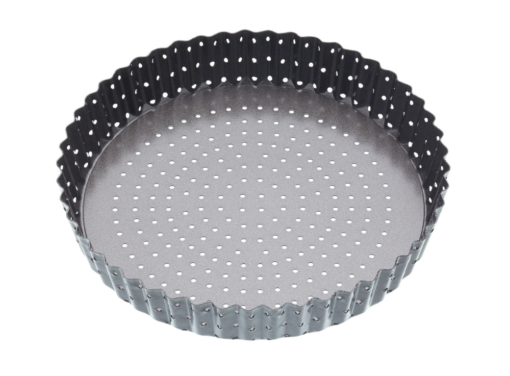 MasterClass Crusty Bake Non-Stick Fluted Round Quiche Tin, 25cm image 1