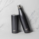 BUILT Double Walled 740ml Water Bottle and 590ml Double Walled Travel Mug Set - Charcoal