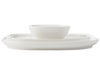 Maxwell & Williams White Basics Square And Rectangle Platter with Bowl image 1