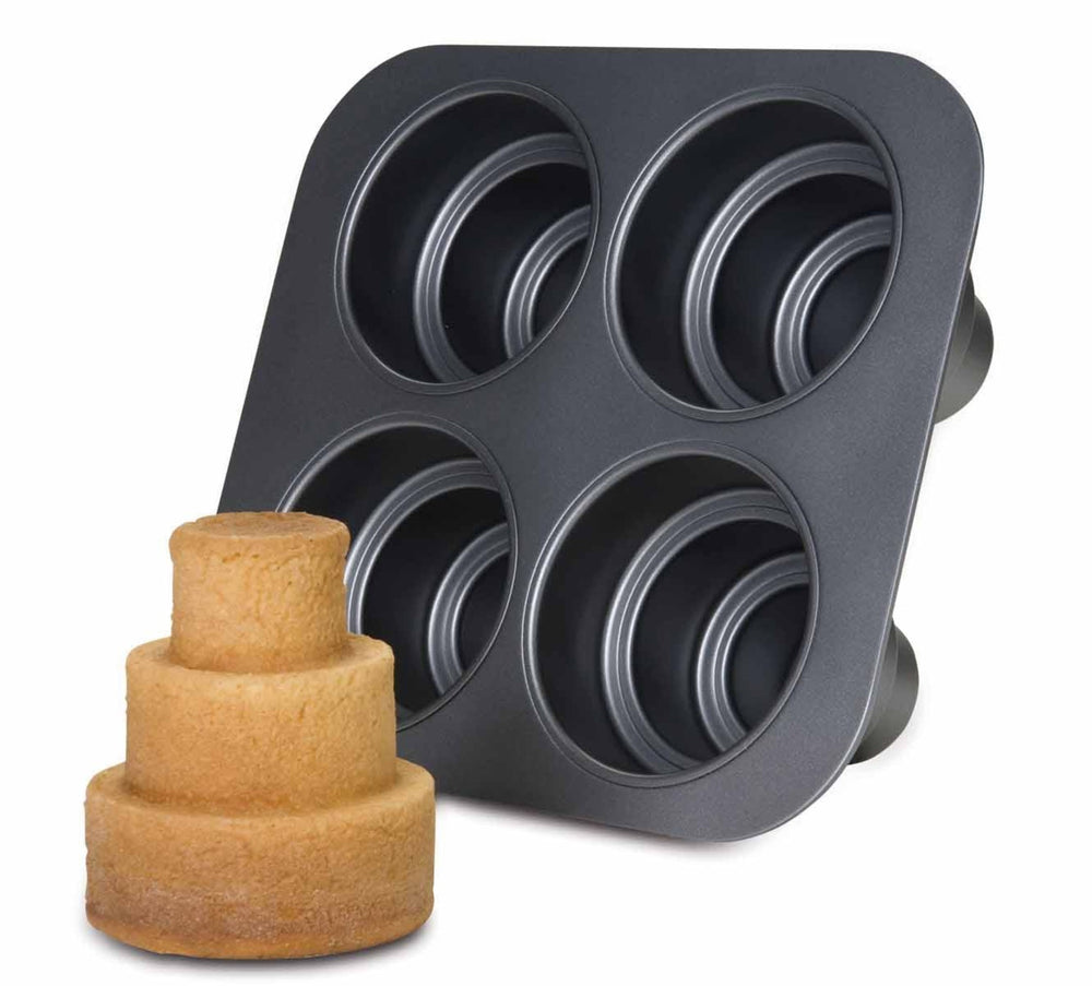 Chicago Metallic Non-Stick Multi-Tier Cake Pan image 1