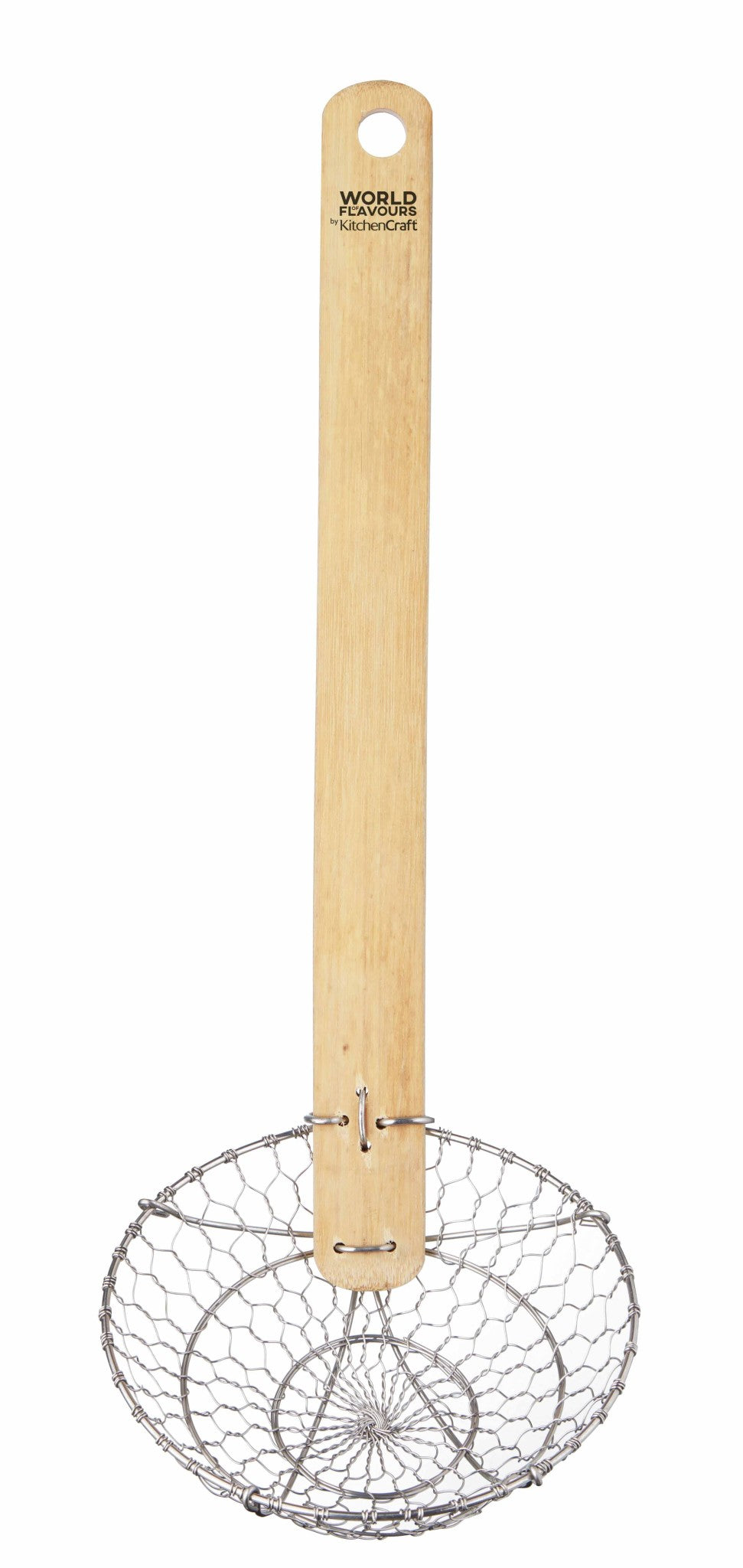 KitchenCraft World of Flavours Oriental Bamboo Skimmer image 1