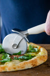 KitchenAid Stainless Steel Pizza Cutter - Almond Cream image 1