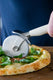 KitchenAid Stainless Steel Pizza Cutter - Almond Cream