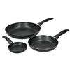 KitchenCraft Non-Stick Aluminium Frying Pans Set, 28cm, 20cm and 12cm image 1
