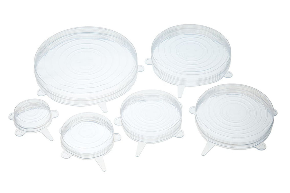 KitchenCraft Set of Six Silicone Lids image 1