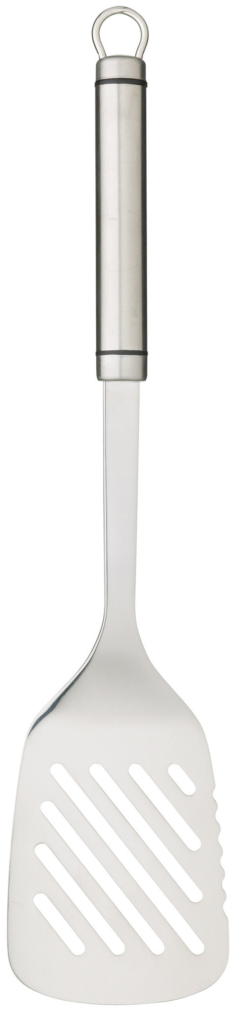KitchenCraft Oval Handled Stainless Steel Slotted Turner image 1