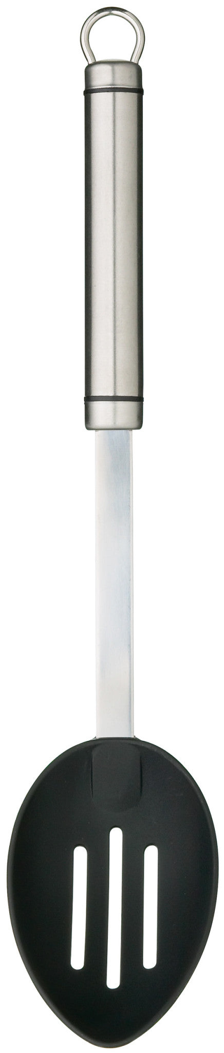 KitchenCraft Oval Handled Stainless Steel Non-Stick Slotted Spoon image 1