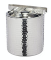 BarCraft Small Hammered Ice Bucket with Lid image 1