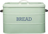 Living Nostalgia Large Metal Bread Bin - English Sage Green image 1