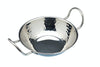 World of Flavours 17cm Hammered Stainless Steel Indian Balti Dish image 1