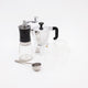 7pc Coffee Making Set with 3-Cup Espresso Maker, Manual Coffee Grinder, Four Espresso Cups and Coffee Measuring Scoop
