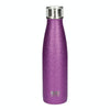 BUILT 500ml Double Walled Stainless Steel Water Bottle Purple Glitter image 1