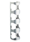 BarCraft Wall Mounted Stainless Steel 4 Bottle Wine Rack image 1