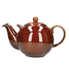 London Pottery Globe 10 Cup Teapot Rockingham Brown image 1