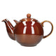 London Pottery Globe 10 Cup Teapot Rockingham Brown