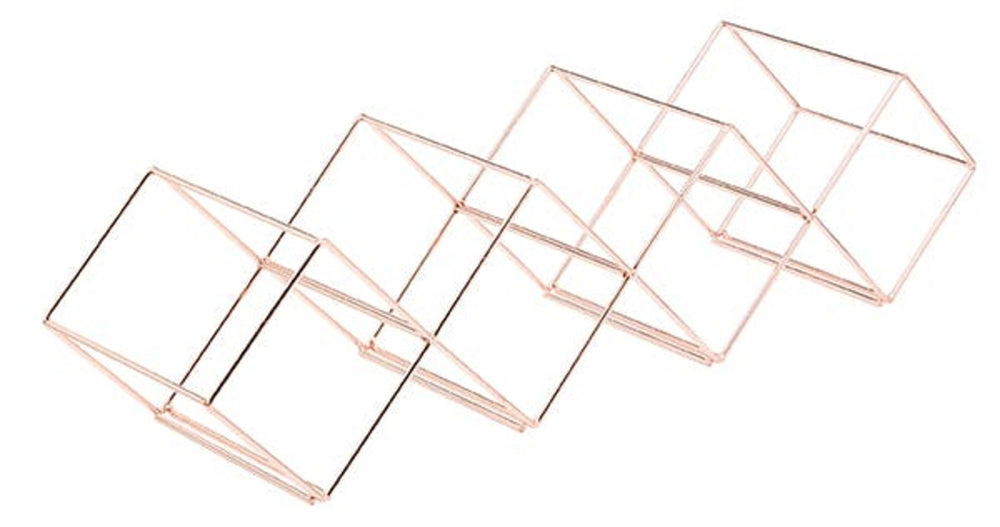 BarCraft Stackable Copper Finish Wine Rack image 1