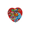 Maxwell & Williams Love Hearts Ceramic 10cm Happy Moo Day Square Coaster image 1