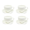 Set of 4 Maxwell & Williams Cashmere 230ml Tea Cup And Saucers