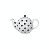 London Pottery Globe 2 Cup Teapot White With Black Spots image 1