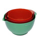 Farberware Small, Medium and Large Mixing Bowl Set, Plastic (3 Pieces)