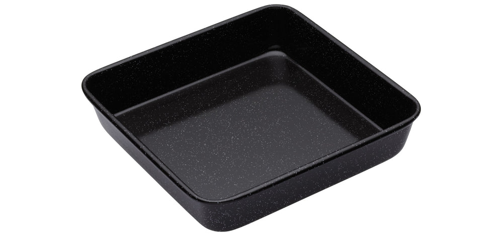 MasterClass Vitreous Enamel Square Pan, 23cm x 4cm image 1