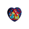 Maxwell & Williams Love Hearts Ceramic 10cm Love Birds Square Coaster image 1