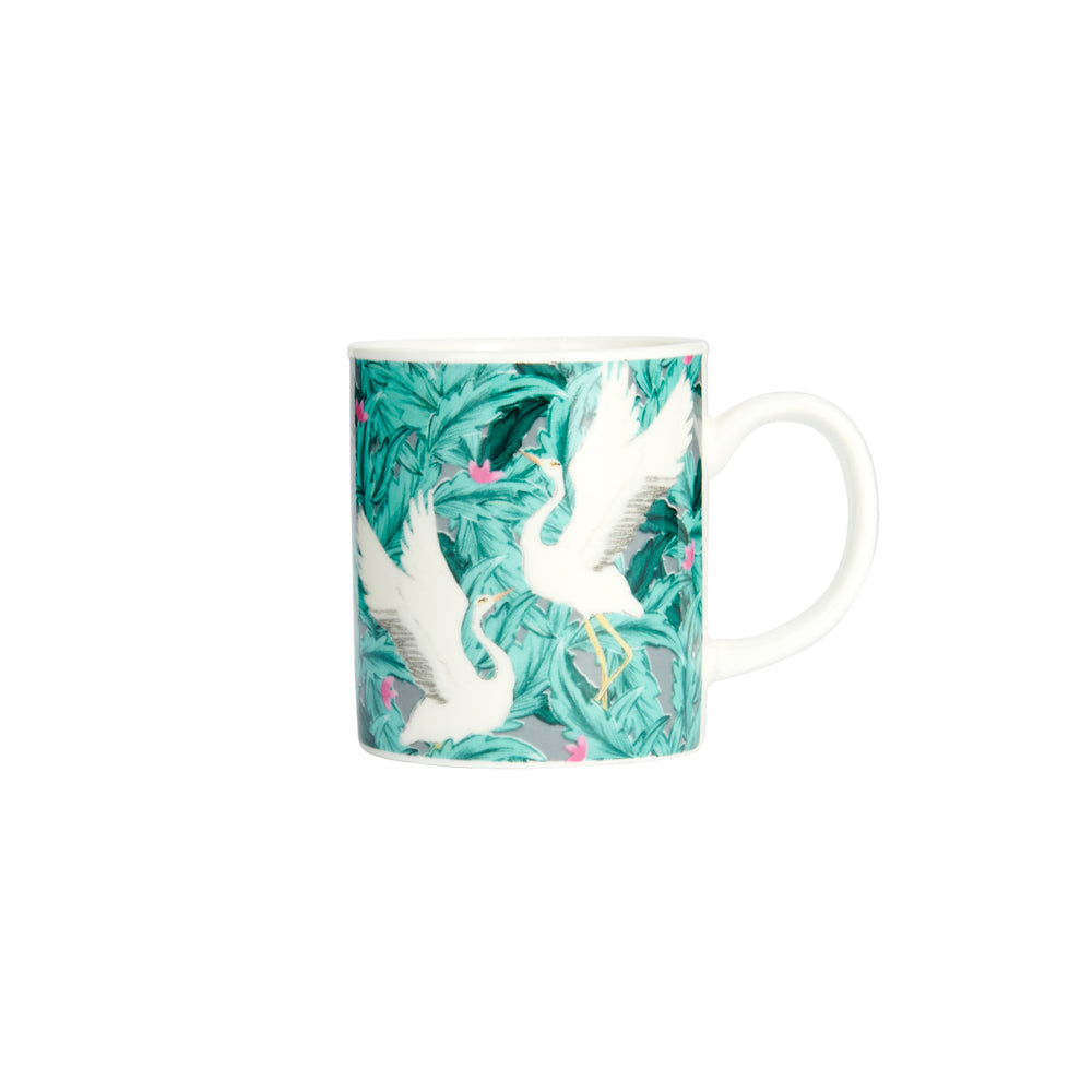 KitchenCraft Espresso Mug Exotic Crane Design image 1