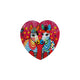 Maxwell & Williams Love Hearts Ceramic 10cm Zig Zag Zeb Square Coaster