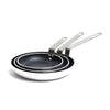 3pc Professional Non-Stick Aluminium Frying Pan Set with 3x Heavy Duty Frying Pans, 20cm, 24cm and 28cm image 1