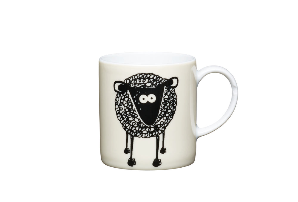 KitchenCraft 80ml Porcelain Sheep Espresso Cup image 1